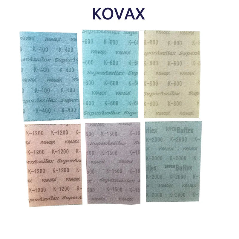 KOVAX Schleifpapier Set fein – SwissGlanzGarage Ansicht 2