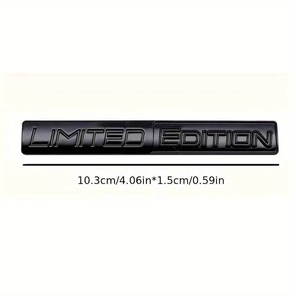 3D Metall Emblem Limited Edition Aufkleber – SwissGlanzGarage Ansicht 2