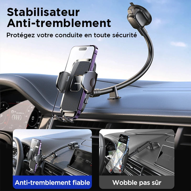 Joyroom Saugnapf-Handyhalterung für Windschutzscheibe/Armaturenbrett/Fenster, Universelle Saugnapf-Autohalterung für ...