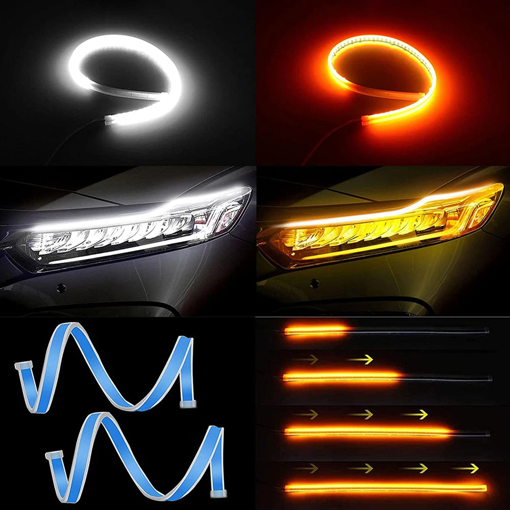 12V LED Tagfahrlicht Flexibler Streifen – SwissGlanzGarage Ansicht 5
