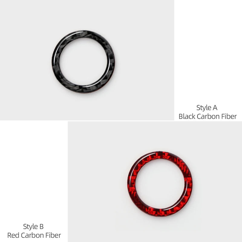 Carbon-Faser Kofferraum-Schalter-Ring für Tesla – SwissGlanzGarage Ansicht 4