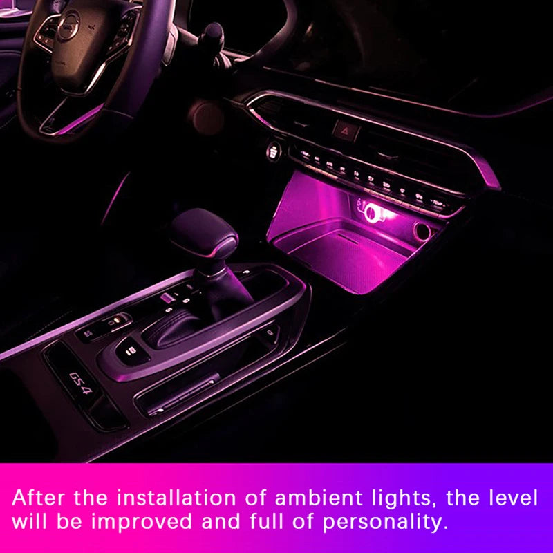Tragbar USB Ambient Beleuchtung Lampe – SwissGlanzGarage Ansicht 2