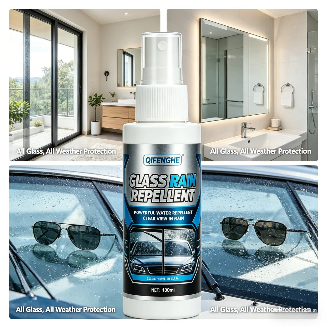 Glas-Regenabweiser, Leistungsstarkes Wasserabweisendes Spray für Auto-Windschutzscheiben, Klare Sicht im Regen für Au...