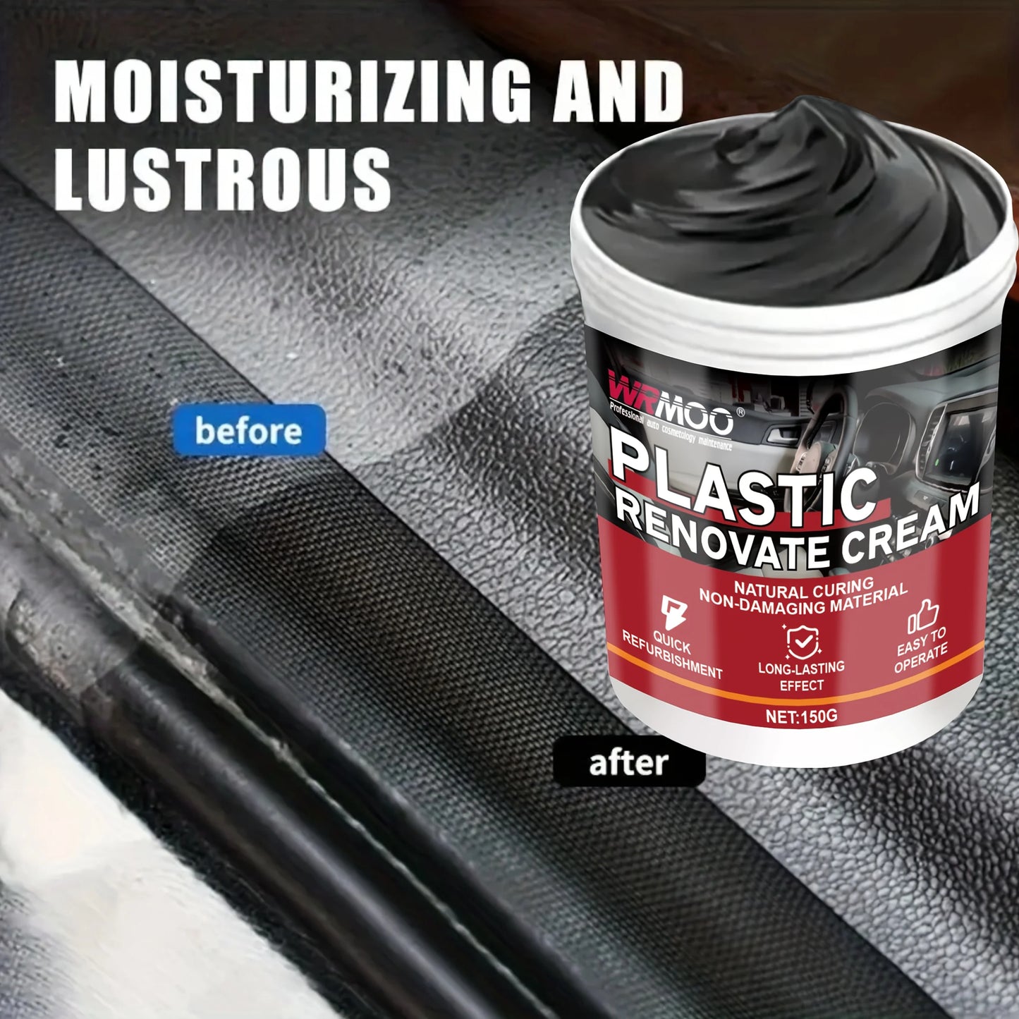 Auto-Kunststoffteil-Beschichtungs-Reparaturmittel – Restore Shine, Auto-Armaturenbrett-Wachs, Reifenschwärzungswachs,...