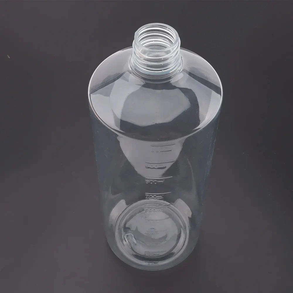 Schnee Schaum Lanze Flasche 1L Hochdruckreiniger Schaumpistole Seifenflasche Tank Schaum Kanone Transparente Flasche
