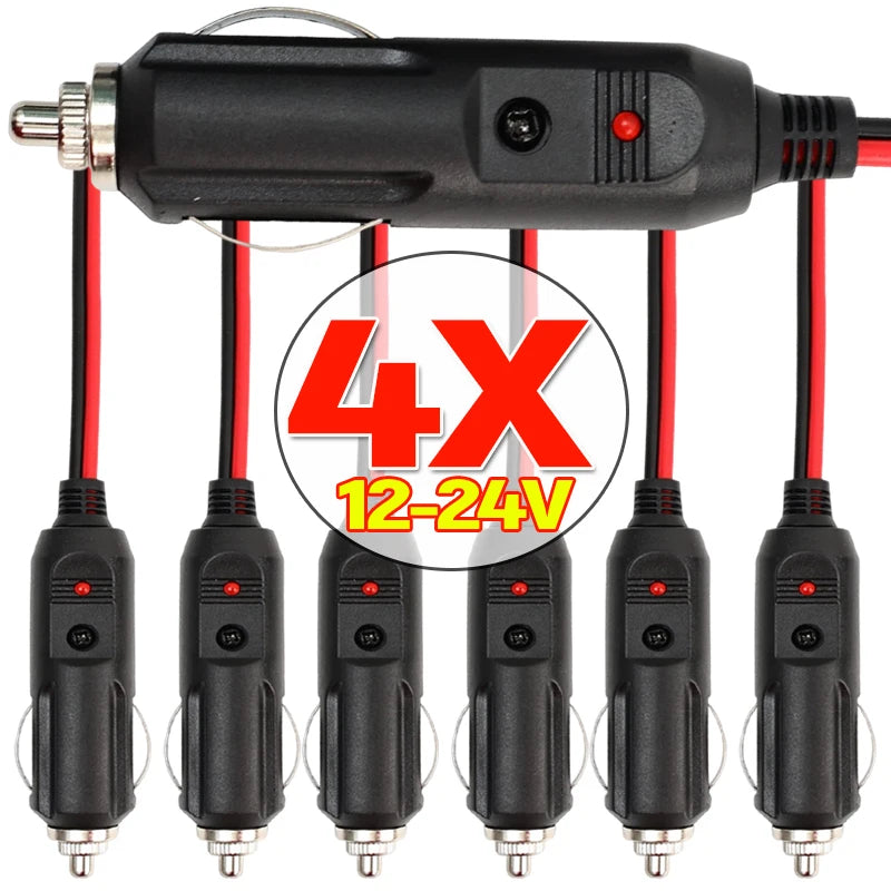 20A Auto Zigarettenanzünder LED Stecker – SwissGlanzGarage Ansicht 2