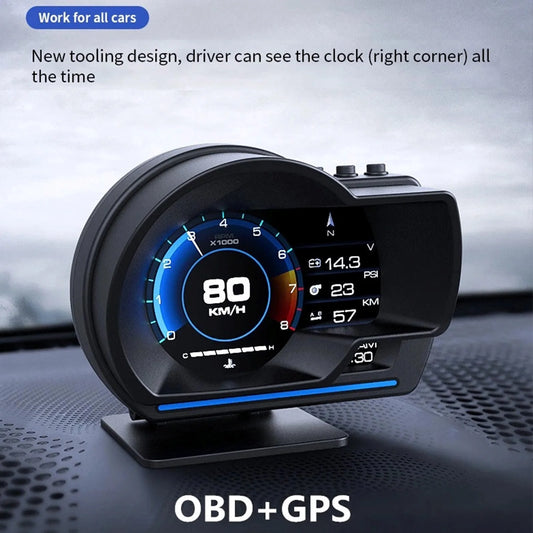 Digitales OBD2 HUD Geschwindigkeitsmesser – SwissGlanzGarage Ansicht 2