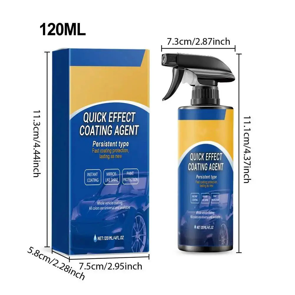 Auto-Nano-Beschichtungsspray 1/2/3 Stück Schnell auftragsbares Autowachs, Kratzerentfernungs- und Polierspray für Fah...