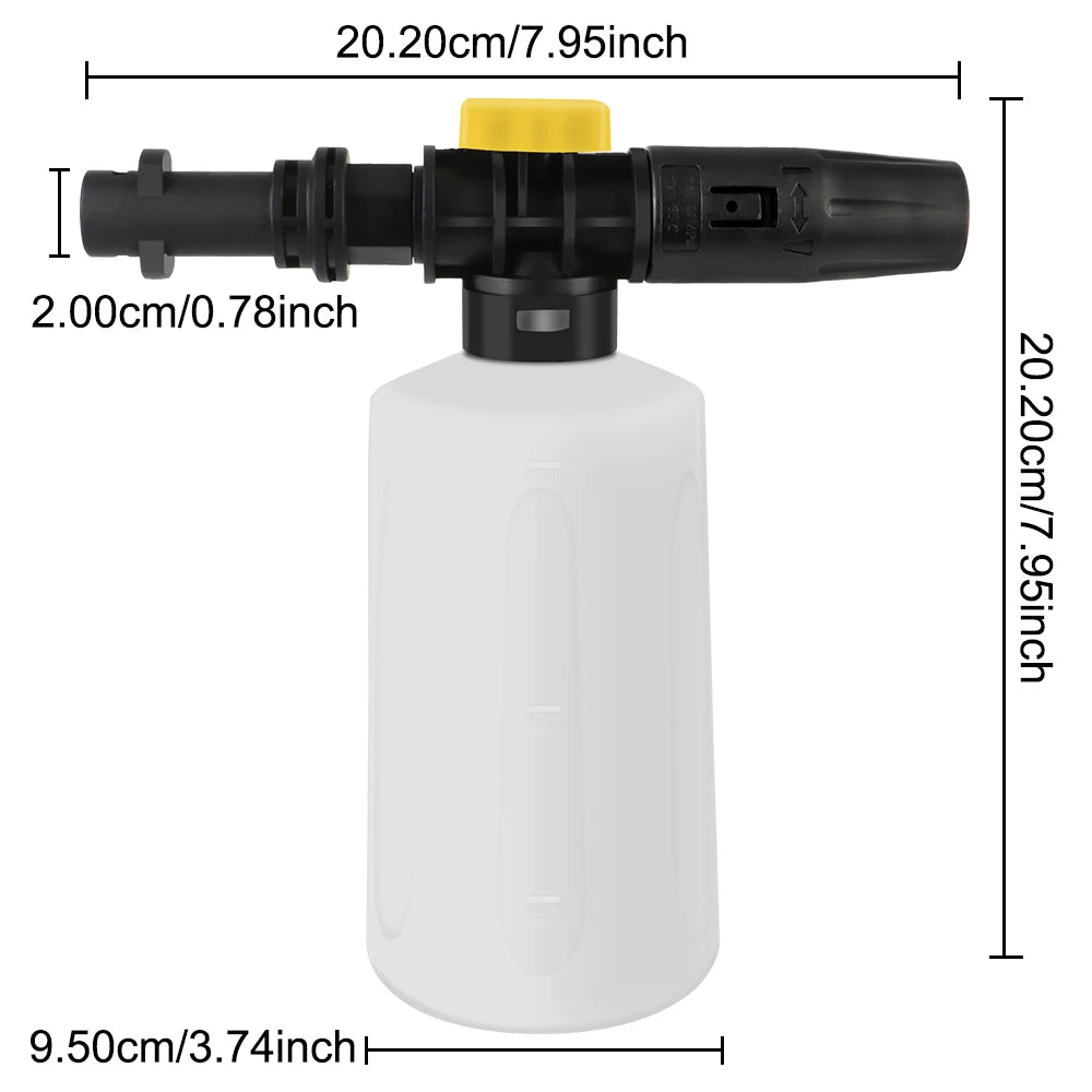 750ML Schaumgenerator für Karcher K2 K3 K4 K5 K6 K7