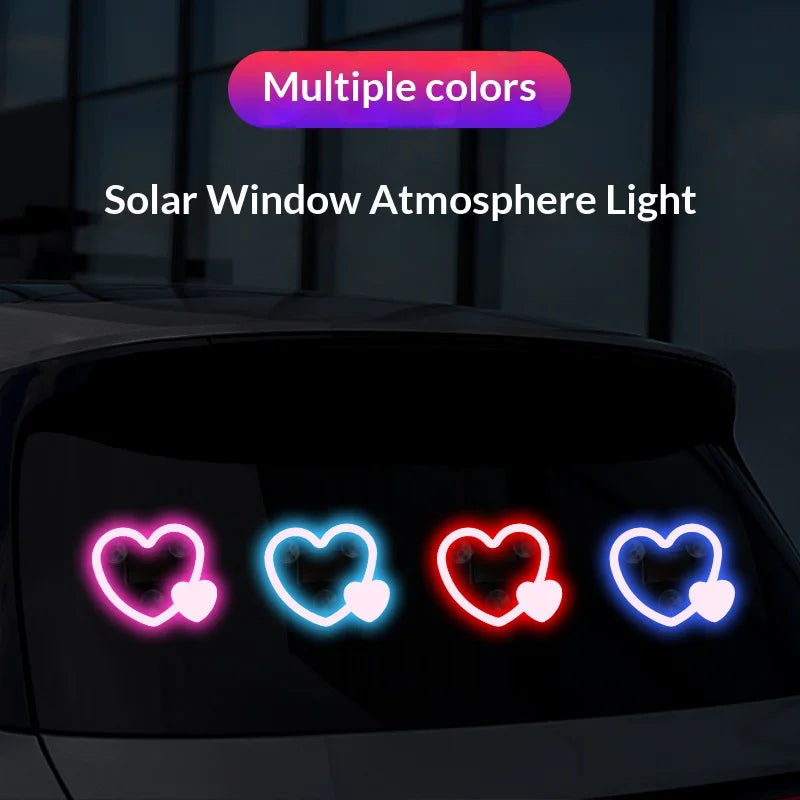 Solarbetriebenes Herz LED-Ambiente Licht – SwissGlanzGarage Ansicht 5