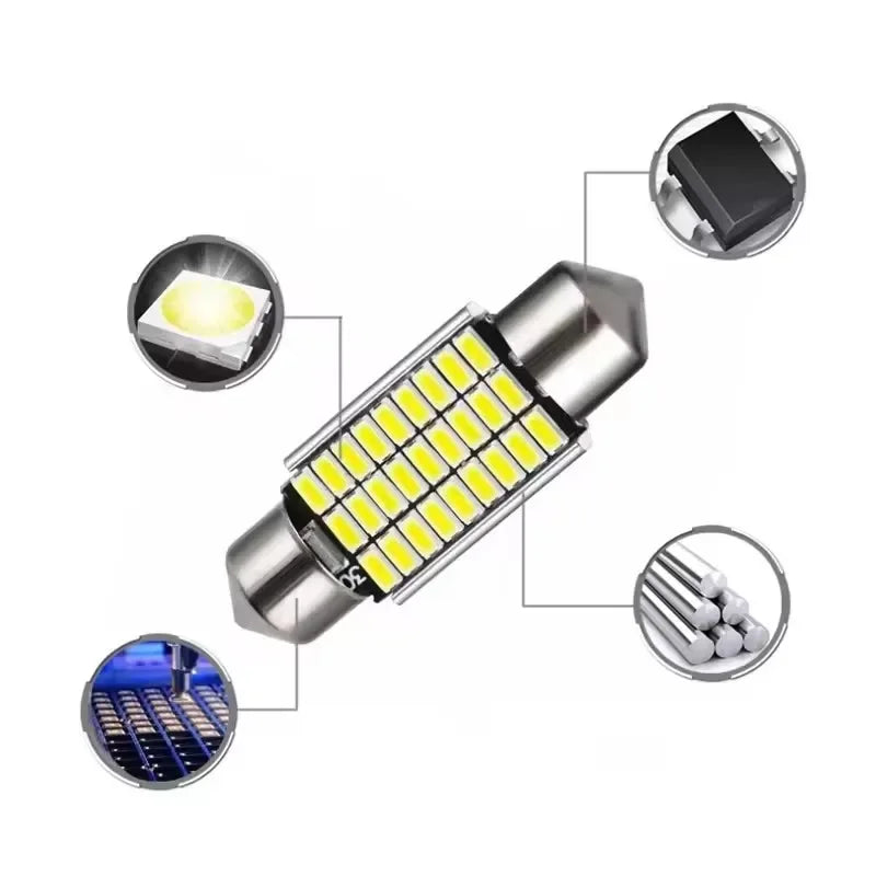 LED Innenraumbeleuchtung 31mm 36mm 39mm 42mm – SwissGlanzGarage Ansicht 6
