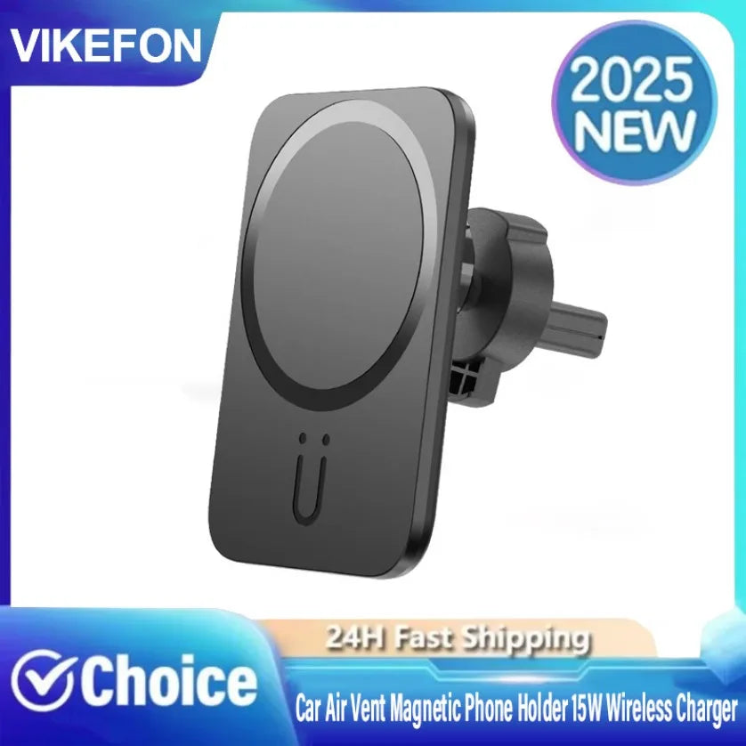 Auto Air Vent Magnetische Telefon Halter 15W Drahtlose Ladegerät 