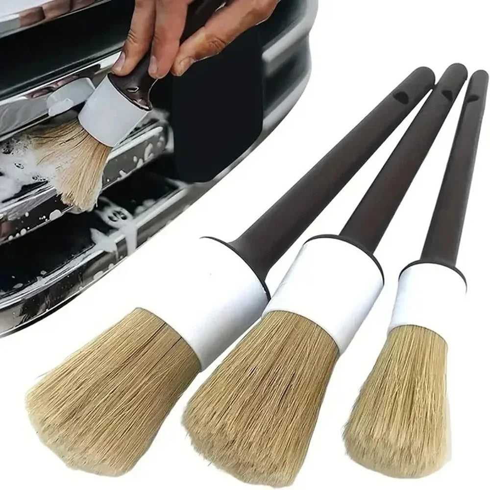 3PCS Ultra-Weiche Auto Detaillierung Pinsel Auto Detaillierung Pinsel Set Auto D