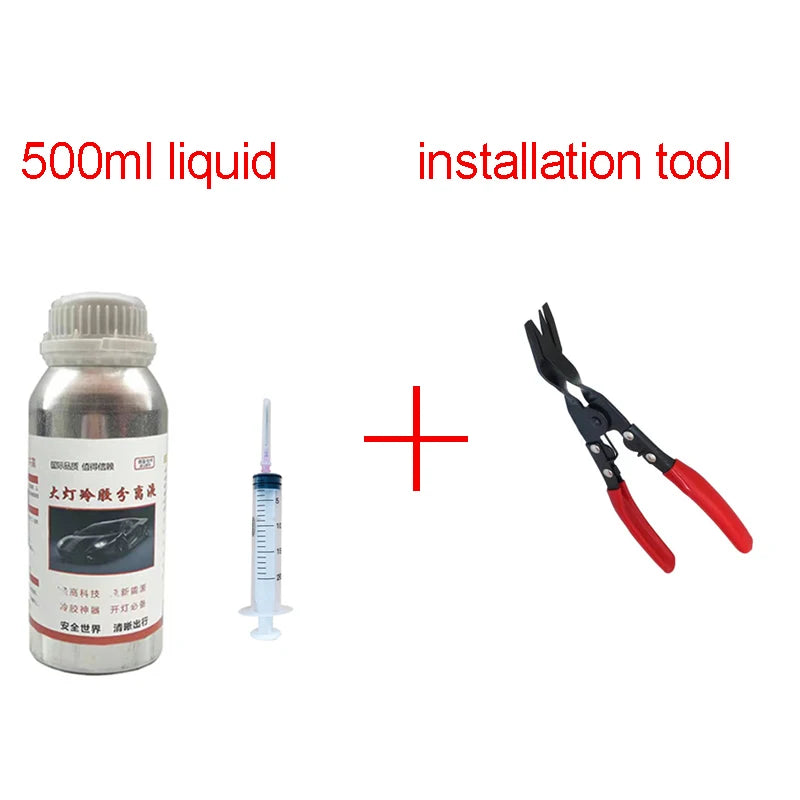 Scheinwerfer-Trennmittel 500ml – Kaltkleber-Löser für Scheinwerfer-Öffnung & Reparatur