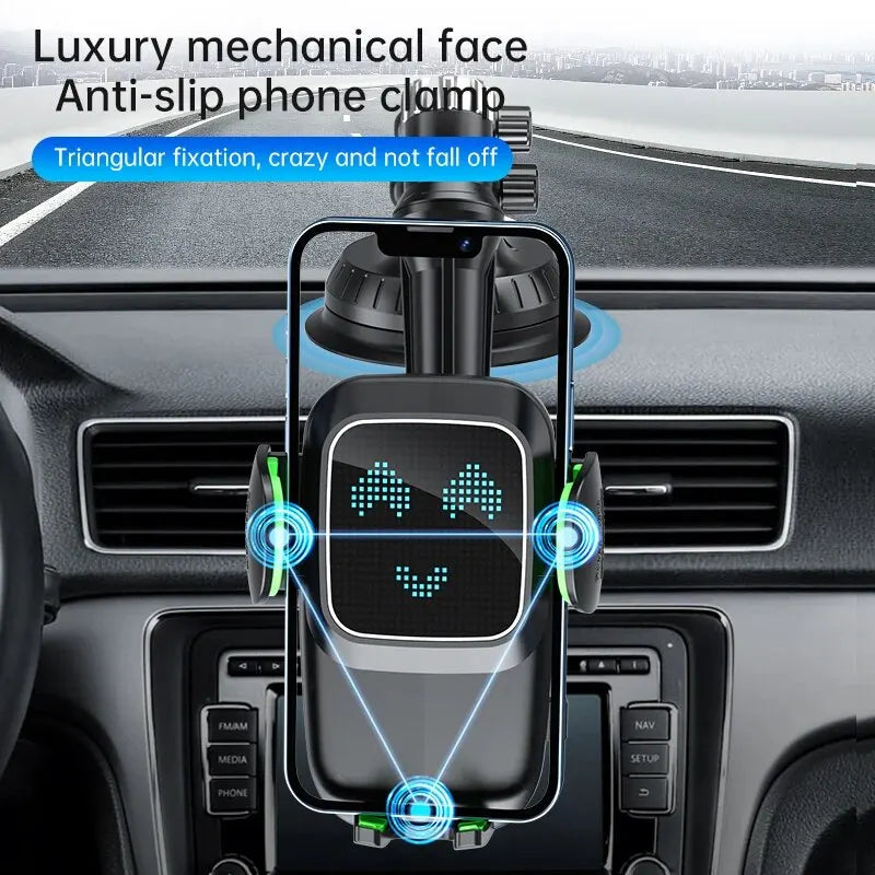 Handyhalter mit Saugnapf für Windschutzscheibe/Armaturenbrett/Fenster, universelle Auto-Handyhalterung mit Saugnapf u...