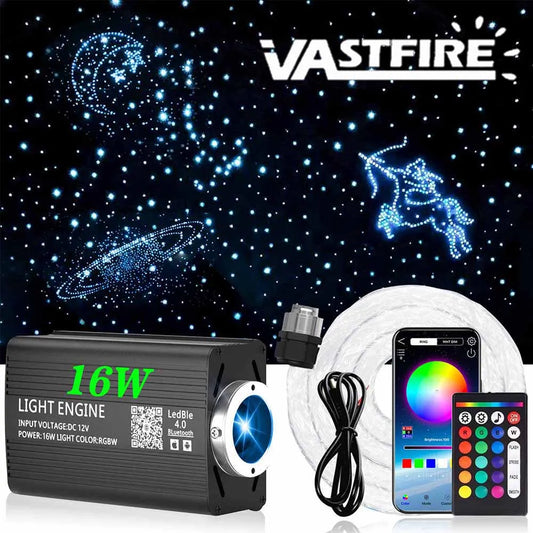 12W Auto Dach Stern Licht 500/1000Pcs Fiber Optic…