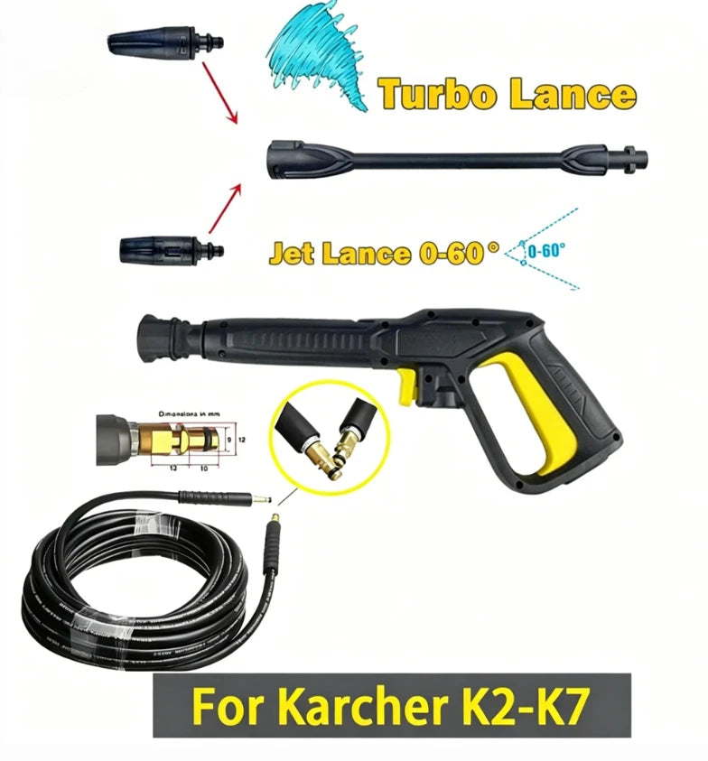 Hochdruckreiniger-Pistole für Karcher K2 K3 K4 K5 K6 K7 Autowasch-Reinigungswass