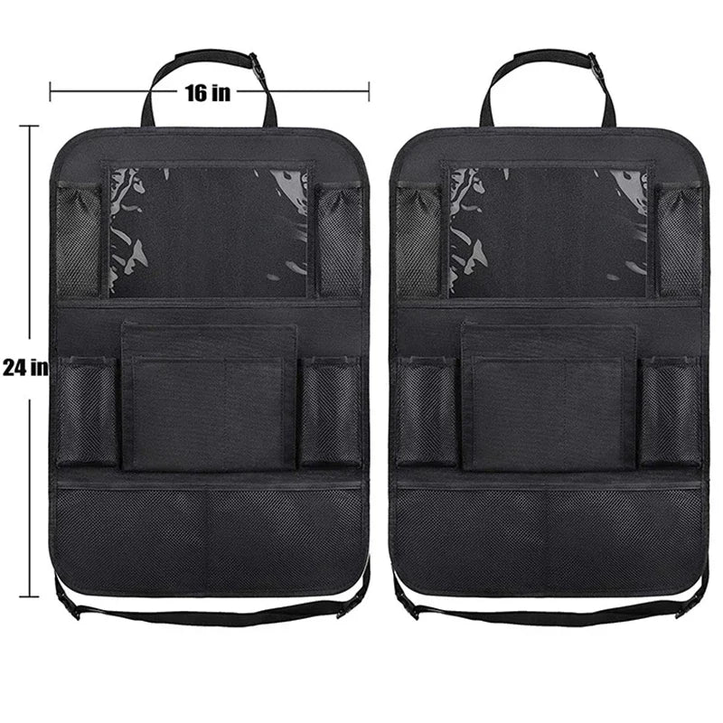 Auto Rücksitz Organizer mit Touchscreen Tablet Halter Auto Aufbewahrung taschen decken Autos itz Rücken Protektoren f...