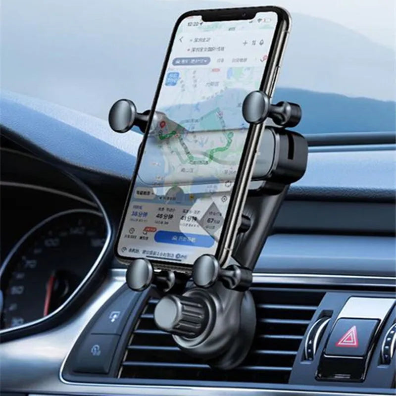 Schwerkraft-Autohalterung für Handys, Lüftungsschlitz-Handyhalter, Universelle Stoßfeste Halterung für 4,7-7 Zoll Mob...