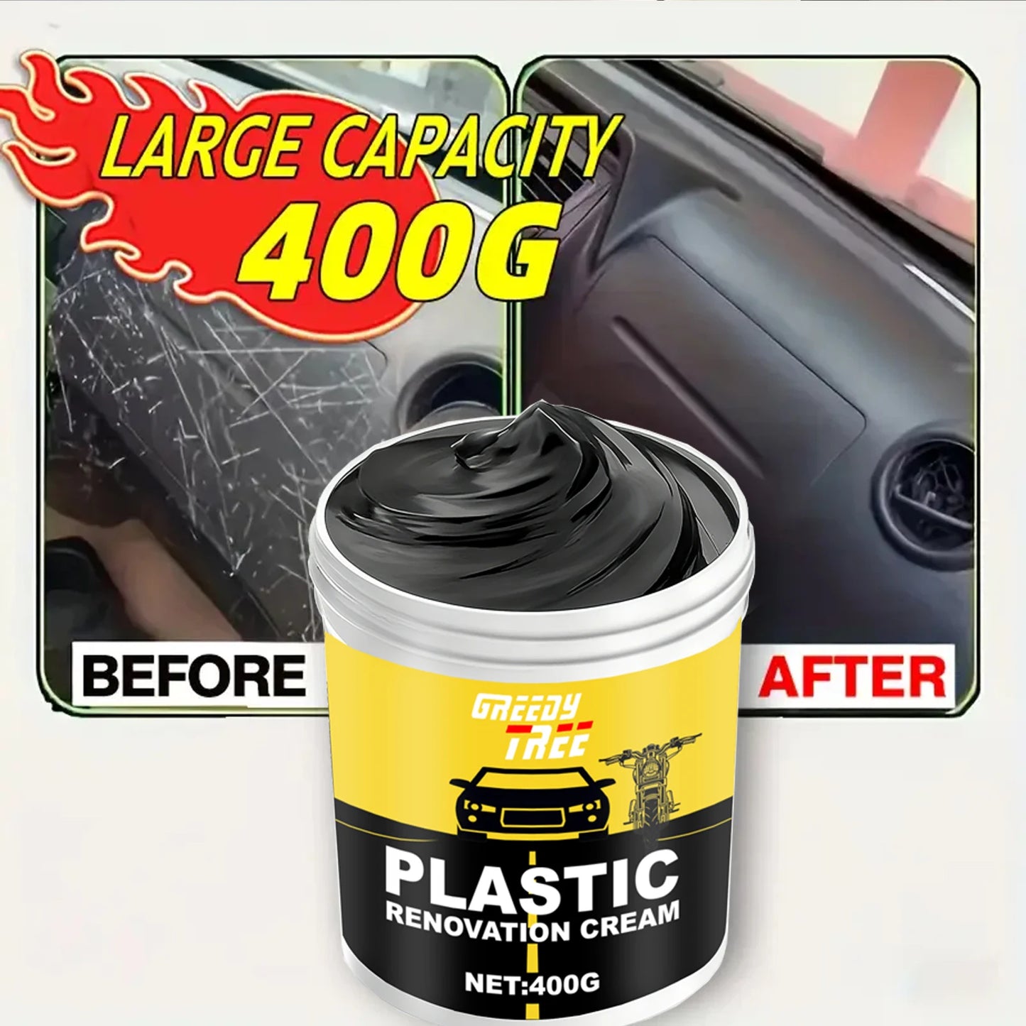 Kunststoff-Renovierungspaste 400g – SwissGlanzGarage Ansicht 4
