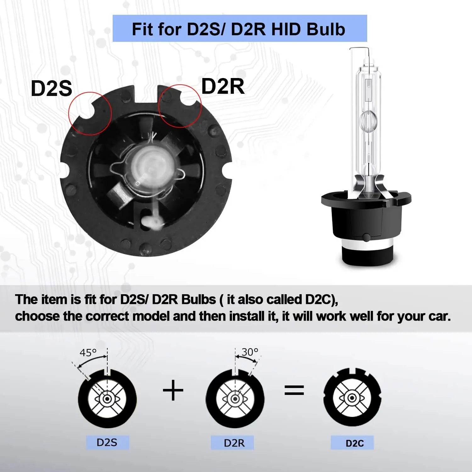 2x D2S D2R D4S D4R Xenon Scheinwerfer-Birnen Set – SwissGlanzGarage Ansicht 5