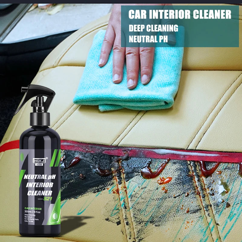 Auto-Innenreiniger, Innenteile, Armaturenbrett, Leder, Flanellgewebe, Mehrzweck-