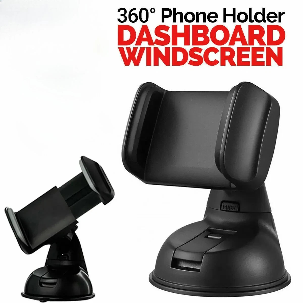 360 ° Autotelefonhalterung – Weitsicht, flexibler langer Arm, universelle Freisprecheinrichtung, Saugtyp für Armature...