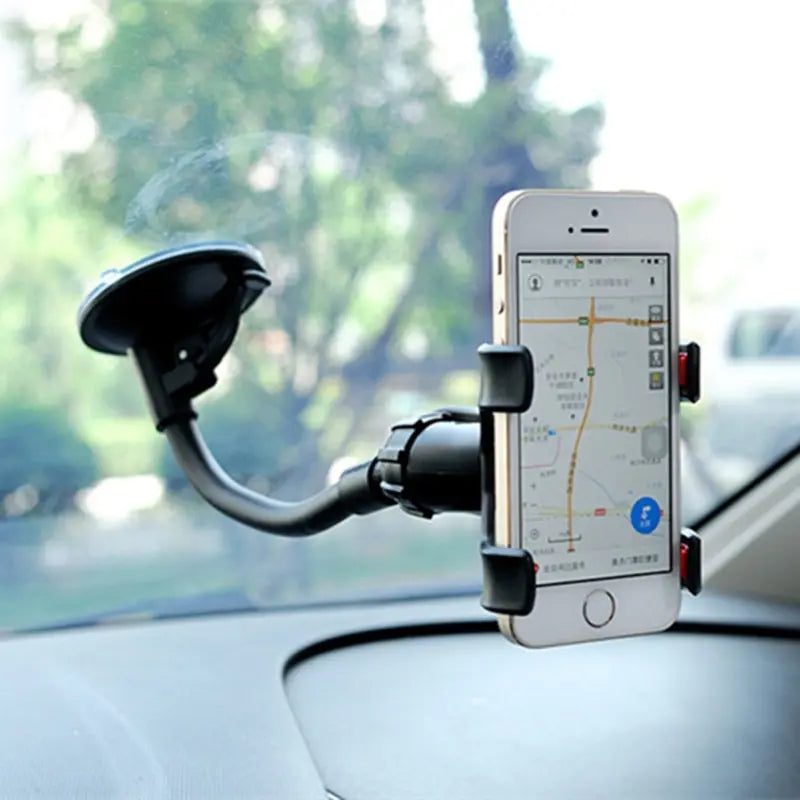 Auto-Handy-Halterung, universell, um 360° drehbar, Armaturenbrett, Saugnapfhalterung, GPS-Windschutzscheibenständer, ...