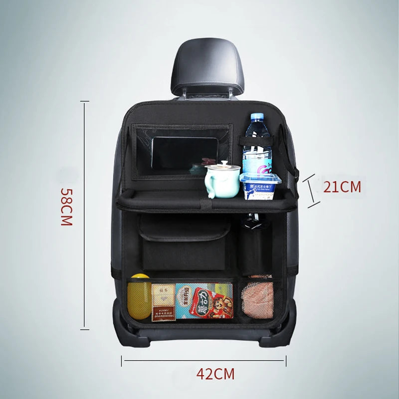 Auto Rücksitz Organizer mit Tablet Halter Autos itz Schutz matte mit
