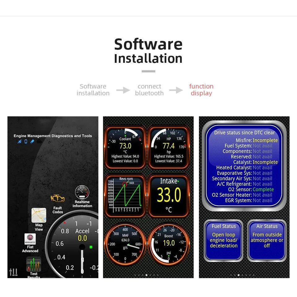 Mini ELM327 V1.5 V2.1 OBD 2 Bluetooth Diagnosegerät – SwissGlanzGarage Ansicht 6