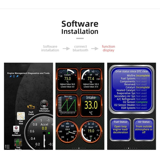 Mini ELM327 V1.5 V2.1 OBD 2 Bluetooth Diagnosegerät – SwissGlanzGarage Ansicht 6