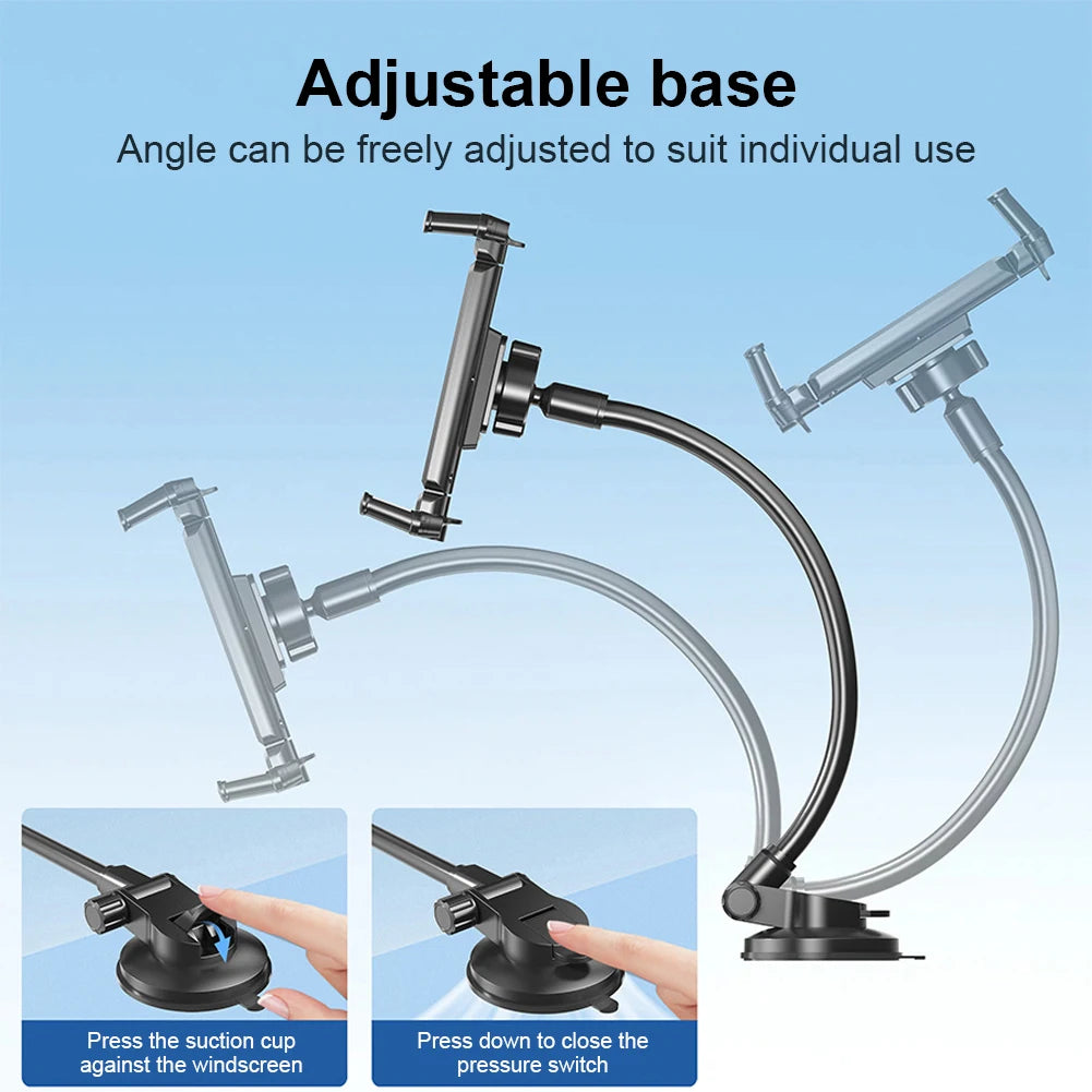 Saugnapf Windschutzscheibe Auto Tablet Halterung Einstellbare Armaturenbrett Telefon Tablet Halter LKW Fenster Telefo...