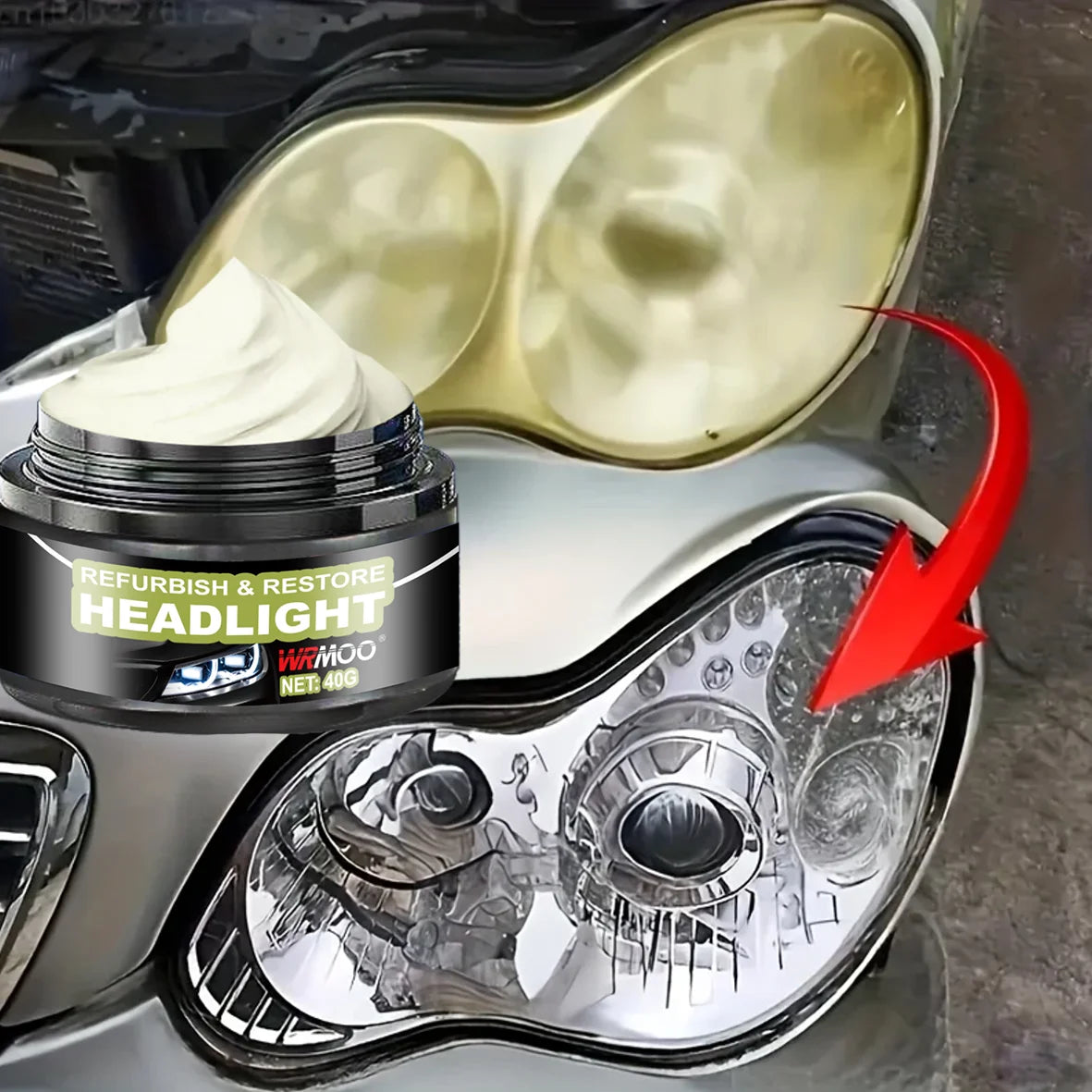 Scheinwerfer-Restaurierungsset – professionelles Auto-Scheinwerfer-Restaurierung