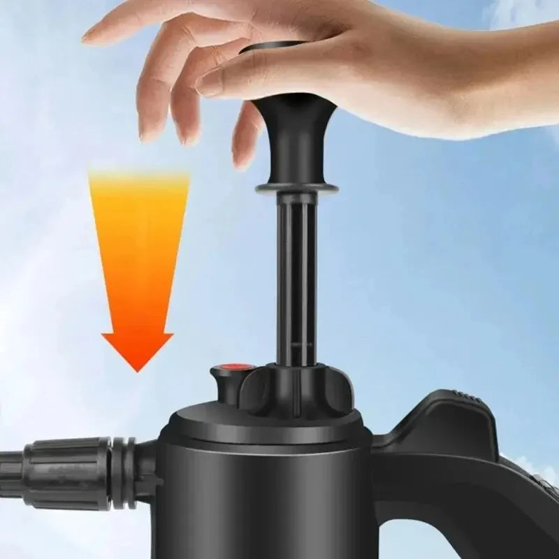 Pneumatische Schaum-Sprühflasche 2L – SwissGlanzGarage Ansicht 4
