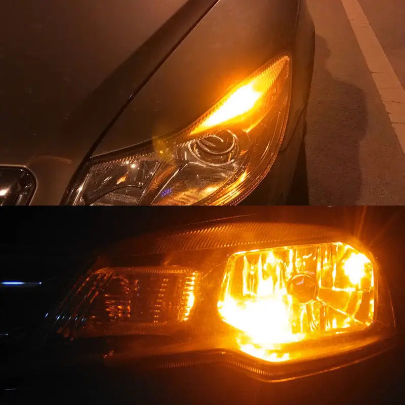 T10 12V LED Signallicht Orange – SwissGlanzGarage Ansicht 3