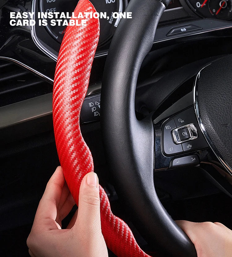 Carbon Lenkradabdeckung Universal – SwissGlanzGarage Ansicht 3