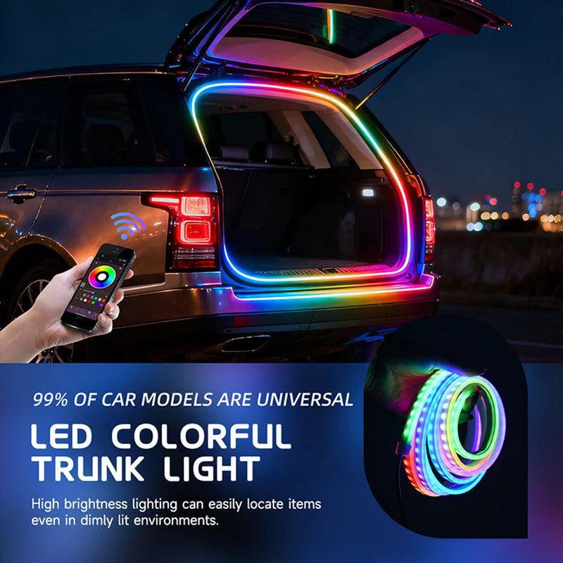 4M Auto-Kofferraum LED-Ambientebeleuchtung Flexibler