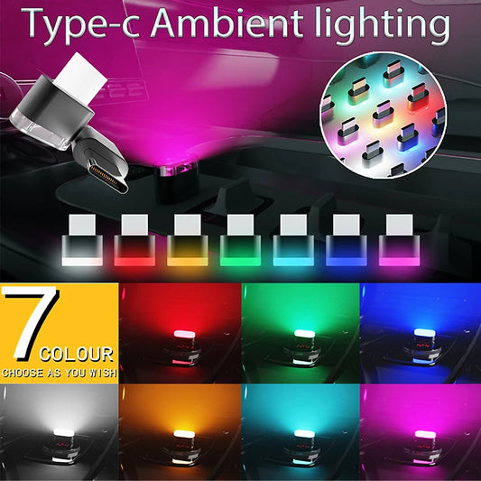 Mini Type-C LED Ambient Beleuchtung – SwissGlanzGarage Ansicht 2