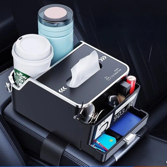 Auto Auto Tissue Box Armlehne Mittelkonsole Container Schublade