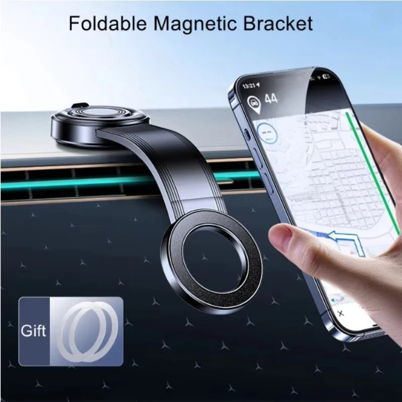 Magnetische Auto-Handyhalterung Biegbare & Abnehmbare Halterung Verstellbarer Winkel ABS Magnetische Telefonhalterung...