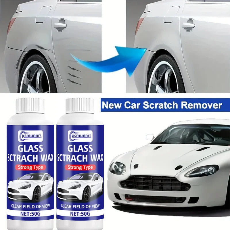 Auto-Kratzerentferner: Politurpaste zur Reparatur von Lackschäden und Wirbelspuren auf der Karosserie – Schleifmittel...
