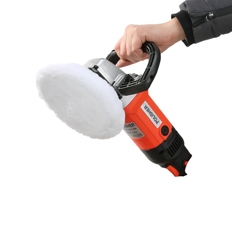 1400W Einstellbarer Industrieller Rotations-Elektro-Exzenterpolierer Multifunktionaler Autowachs-Polierer für Autos B...