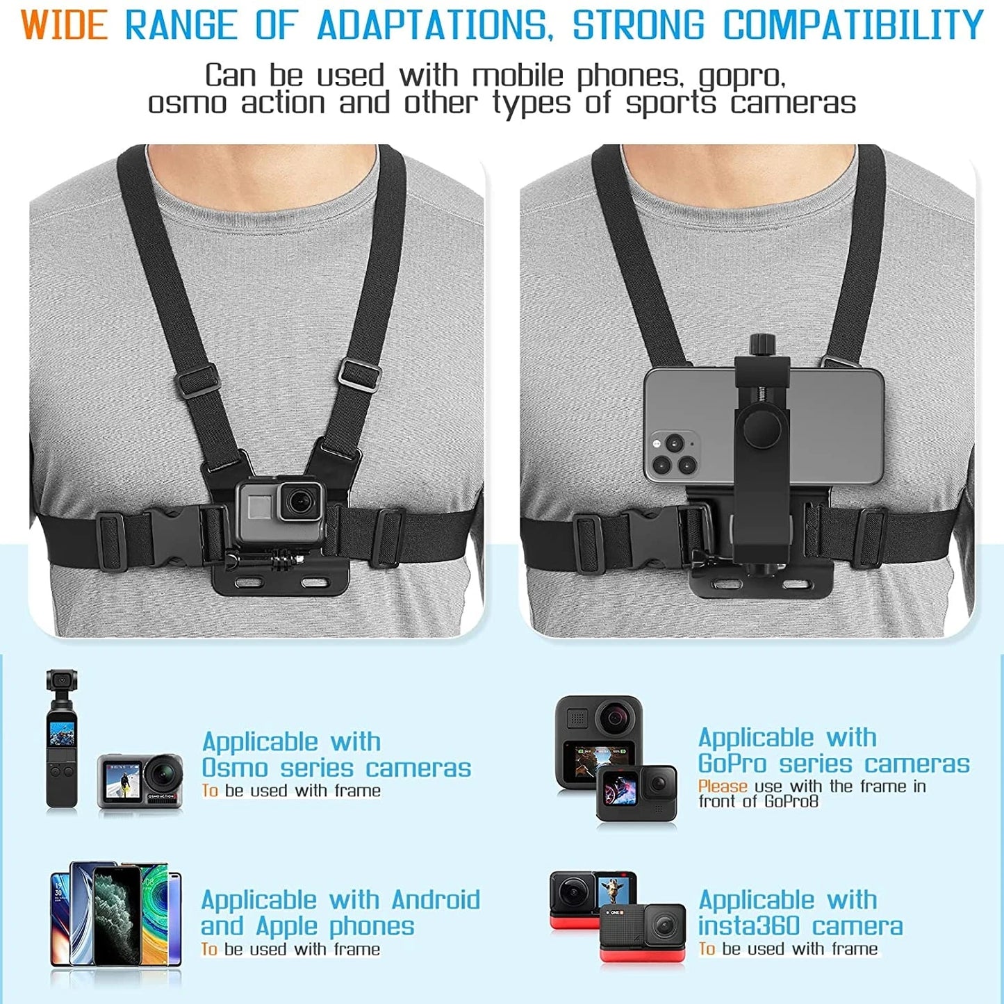 Handy-Halterung für GoPro und iPhone 14 – SwissGlanzGarage Ansicht 3