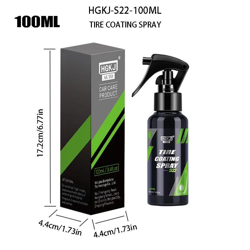 Reifen-Glanz-Spray Reifenpflege 50ml 100ml 300ml | SwissGlanzGarage