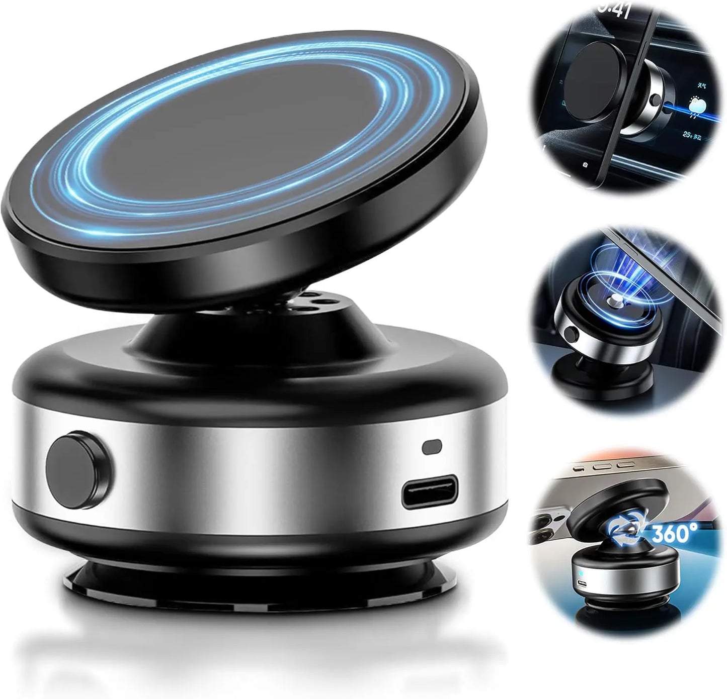 Elektrischer Vakuum-Magnet-Autohalterungsständer für Mobiltelefon