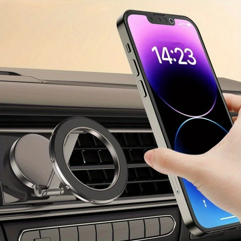 360 ° Rotierender magnetischer Autotelefonhalter, faltbare Armaturenbretthalterung für alle Smartphones, Unterstützun...