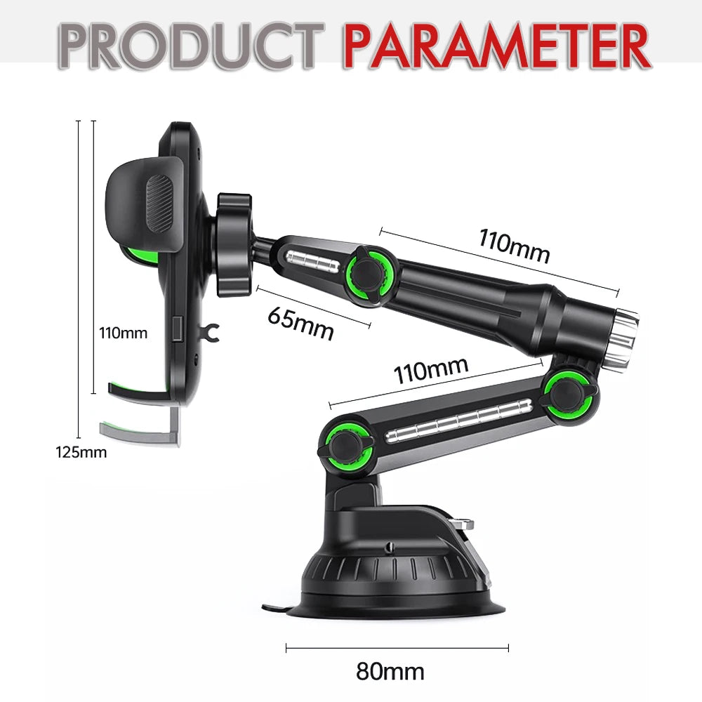 Windschutzscheibe/Armaturenbrett/Fenster Universal Saugnapf Telefonhalter Saugnapf Autotelefonhalter Halterung mit kl...
