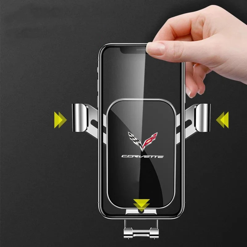 Auto Telefon Schwerkraft Halter Auto Air Vent Clip Halterung Handy Halter für Corvette C1 C2 C3 C4 C5 C5 C6 c7 C6-R C8