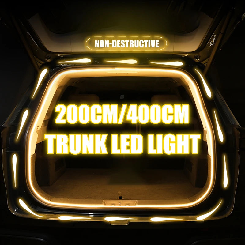 Solar LED Herz-Ambientebeleuchtung – für den Kofferraum – SwissGlanzGarage Ansicht 2