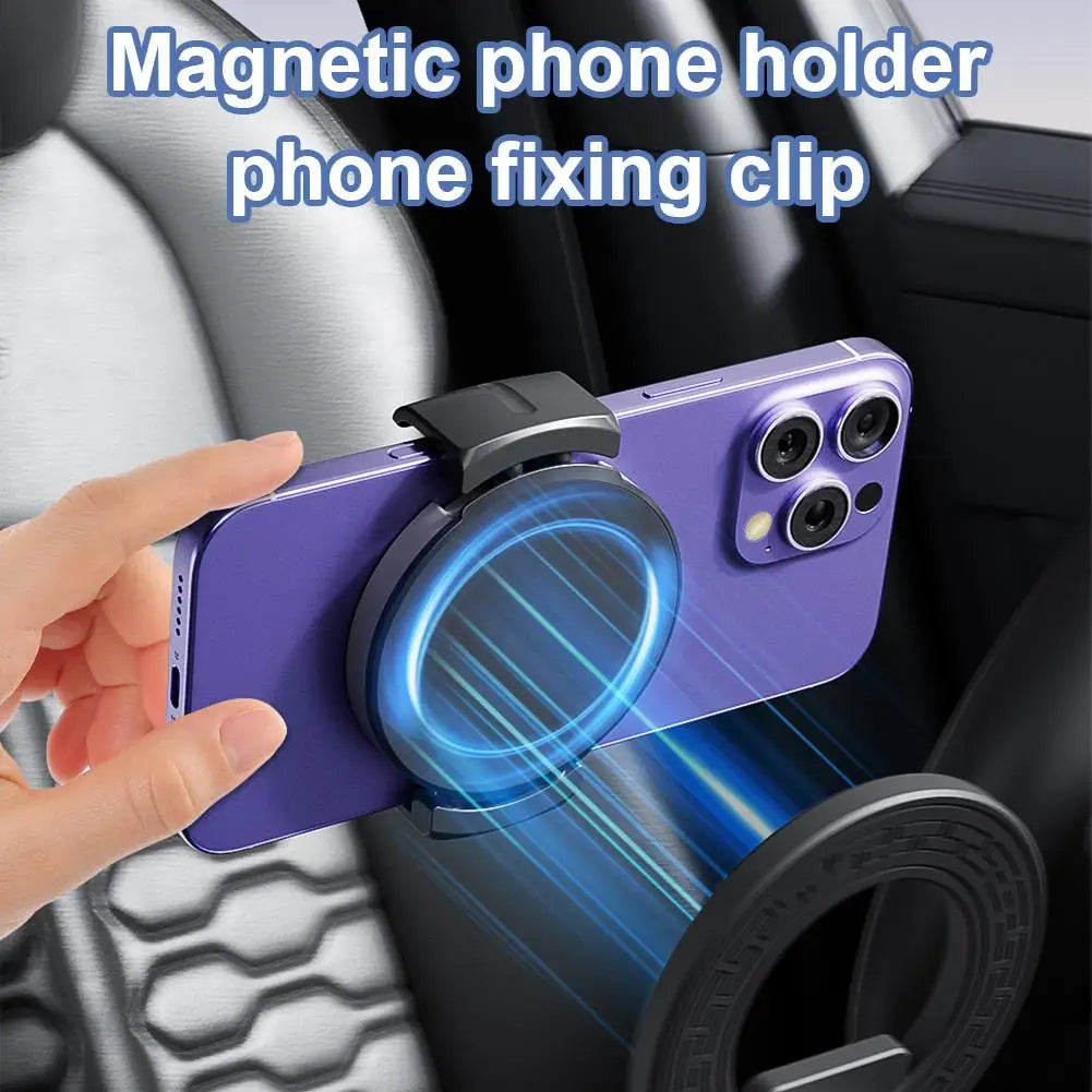 Leistungsstarker magnetischer Handyhalter fürs Auto – selbstspannende, rutschfeste Halterung, magnetischer Befestigun...
